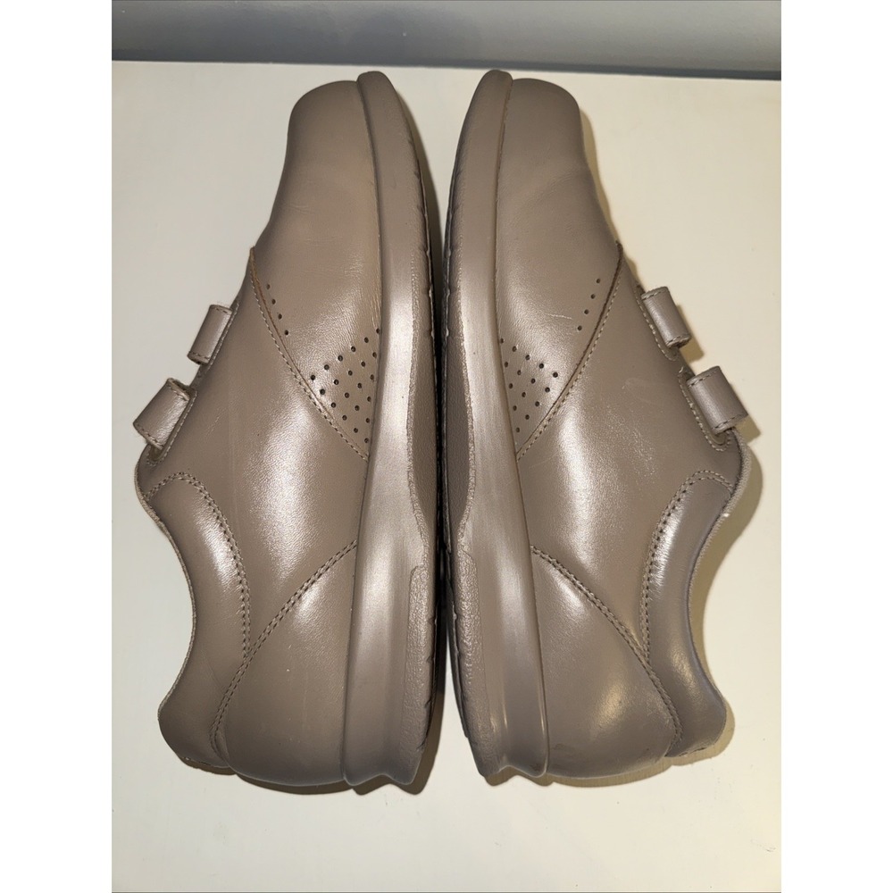 SAS Walking Comfort Shoes EZ Strap Orthopedic Mocha Leather Womens Sz 8.5M - Picture 5 of 7